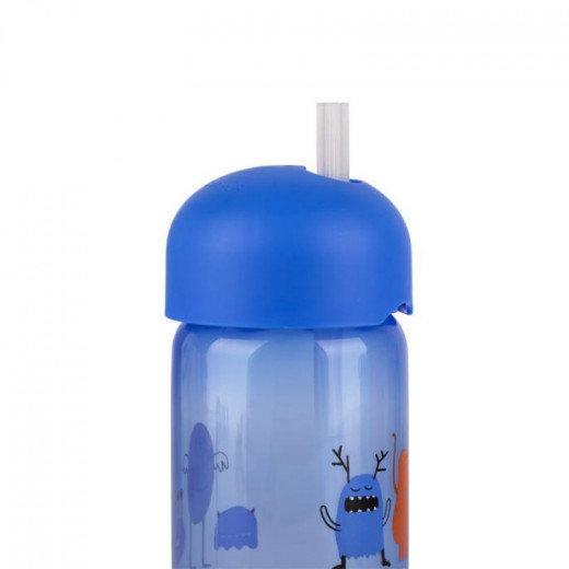 Suavinex Straw Bottle 340ml +18m Blue