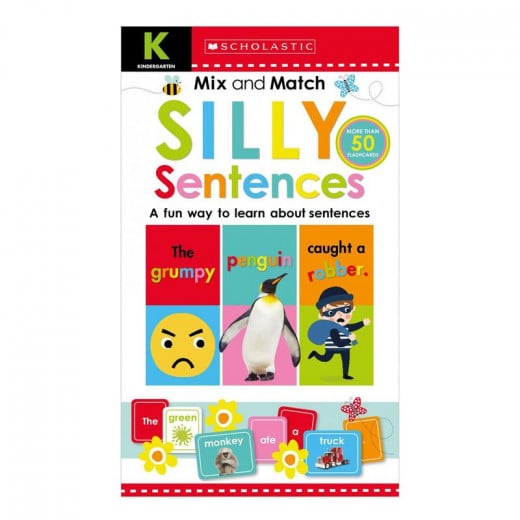 Scholastic Mix & Match Silly Sentences Kindergarten Workbook