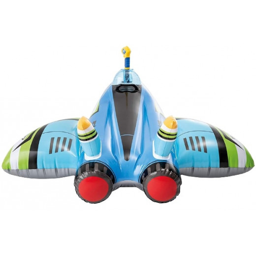 طائرة مسبح قابلة للنفخ مع مقابض لليد, للأطفال 117 سم, بالوان متنوعة من انتكس
