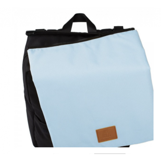 My Bag's Backpack Reflap Eco Black / Blue