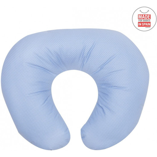 Cambrass Small Nursing Pillow, 53 x 45 x 10 cm, Pic Blue