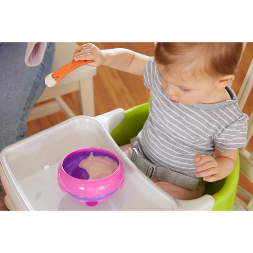 The First Years Toddler Suction Bowl 1Pk Pink/Purple