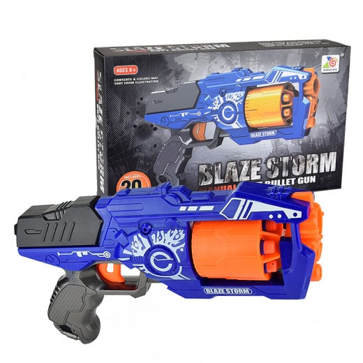 Blaze Storm Plastic Indoor Shooting Toy, Soft Bullet Dart Gun