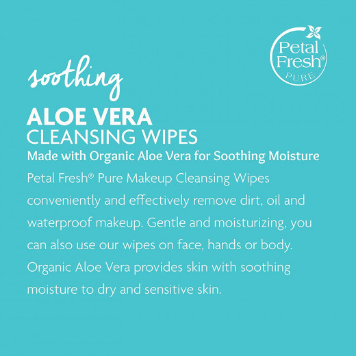 Petal Fresh Soothing Aloe Vera, Makeup Removing 30 count