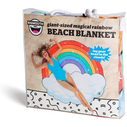 BigMouth Gigantic Rainbow Beach Blanket