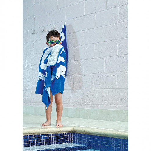 منشفة حمام السباحة من زوجز - أزرق