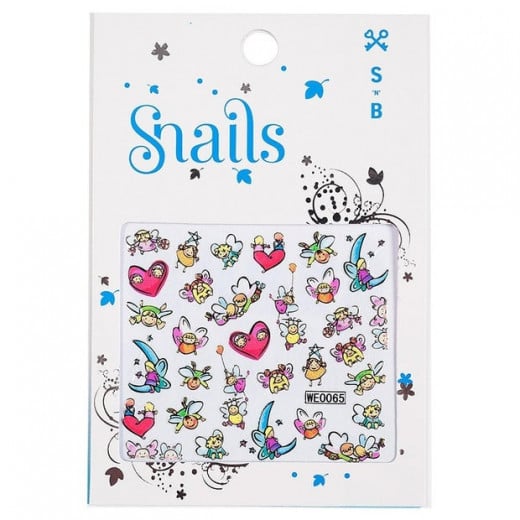 Snails Nail Stickers Story Telling