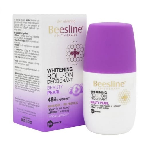 Beesline Beauty Pearl Deodorant Roll On, 50 Ml