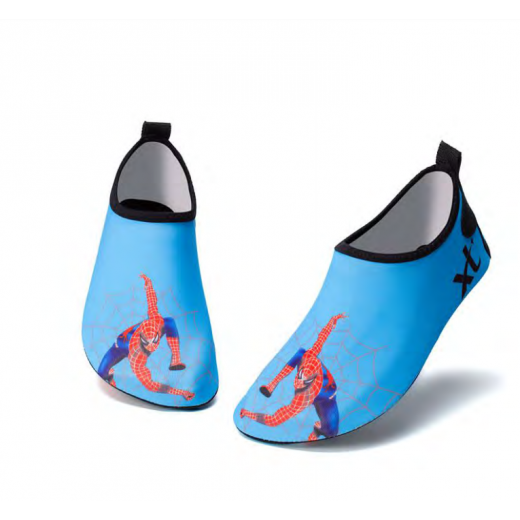 أحذية مائية، تصميم الرجل العنكبوت أزرق، قياس 26-27