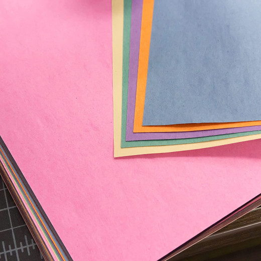 Bazic Construction Paper Pad, Assorted Colors, 32 Sheets