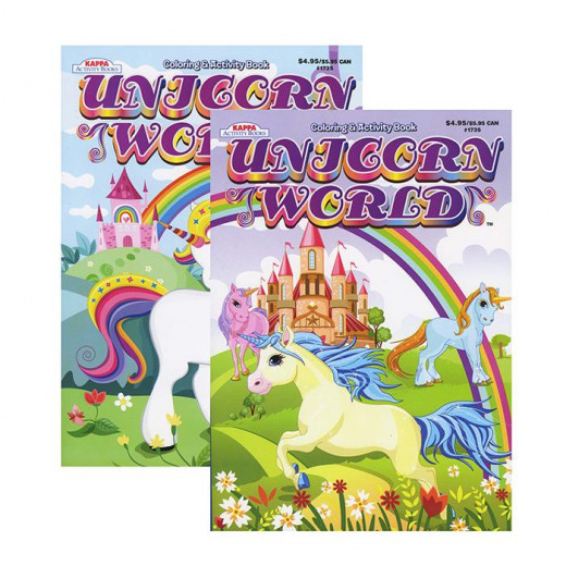 Kappa Unicorn World Coloring & Activity Book