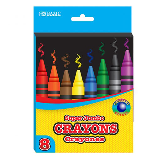 Bazic Crayons Jumbo 18Ct