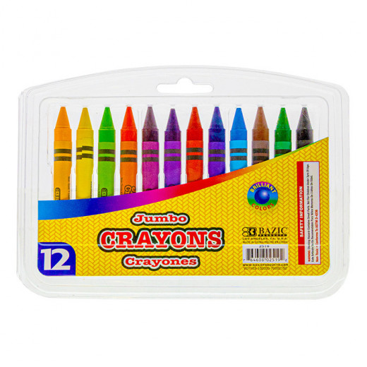 أقلام تلوين 12 لون من بازيك