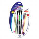 Bazic Assorted Size Kid’s Watercolor Paint Brush Set