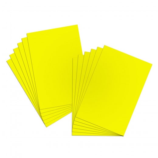 Bazic Fluorescent Yellow Poster Board ,(25/Box)