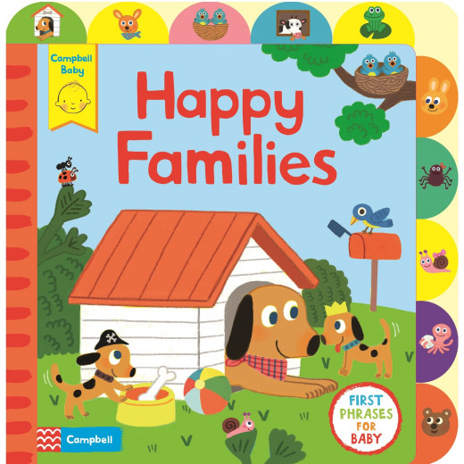 كتاب العائلات السعيدة: كتاب عن الحياة الأسرية ، مع علامات تبويب للأطفال الأكبر سنًا  بان ماك