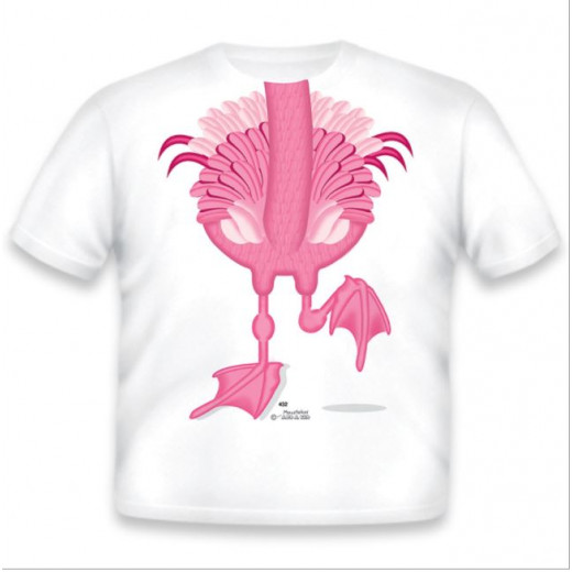 Just Add A Kid Flamingo Body Youth X Small T-shirt