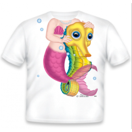 Just Add A Kid Seahorse Rider Mermaid Infant T-shirt 12m