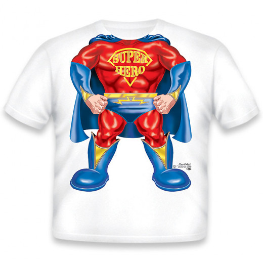 Just Add A Kid Super Hero 3T T-shirt