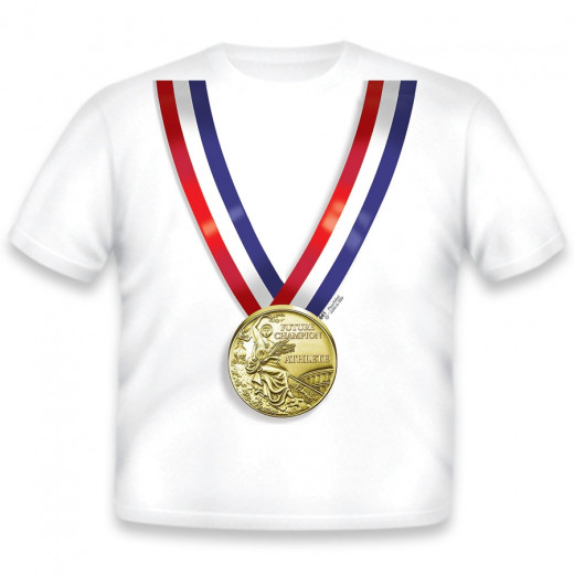 Just Add A Kid Gold Medal Youth Small T-shirt