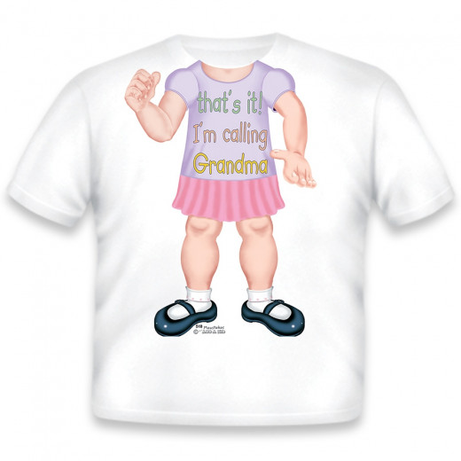 Just Add A Kid Call Grandma Girl 4T T-shirt