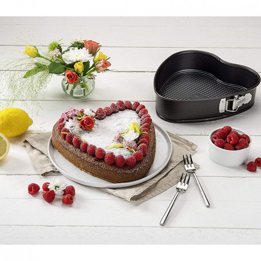 Zenker Special Creative Heart Shaped Clamped Cake Mold 26 Cm