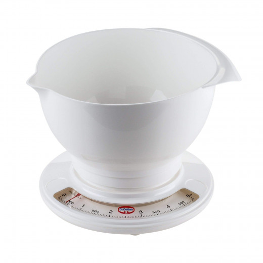 Dr. Oetker Analogue Food Scale With Mizing Bowl