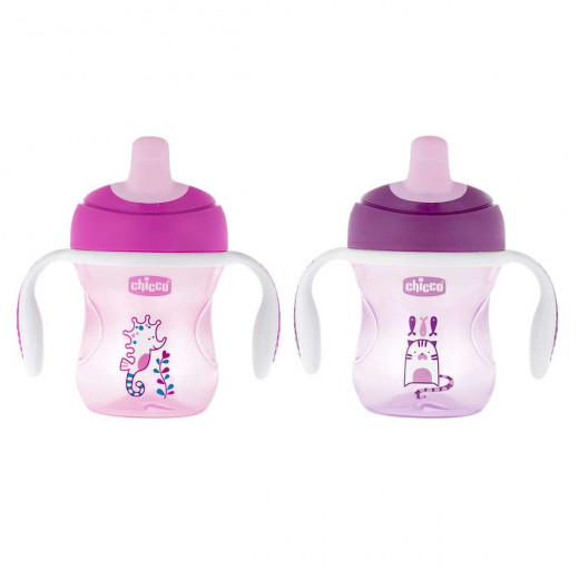 Chicco Training Cup 200ml, +6 months, Assorted Colors, 1 Cup