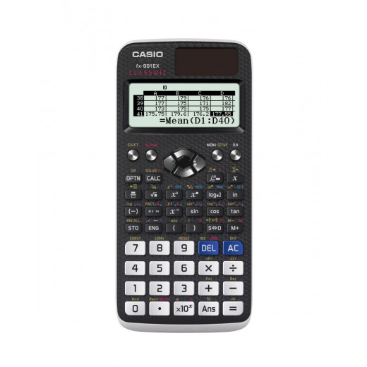 Casio FX-991EX Scientific Calculator, 552 Functions, Solar and Battery