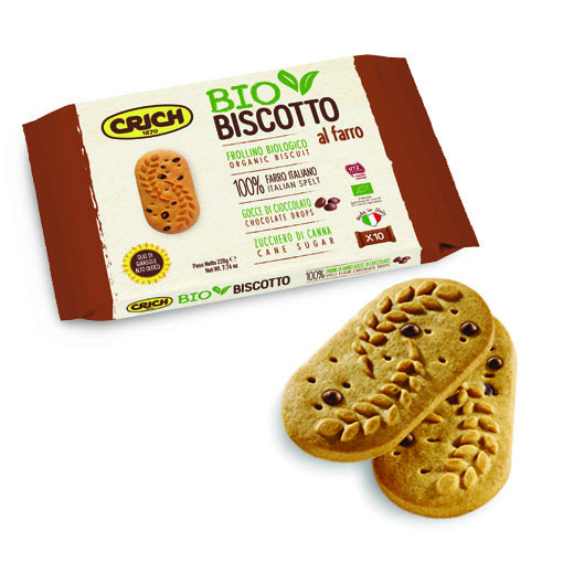 Crich Organic Frollini Biscuit & Choco Chip 220g