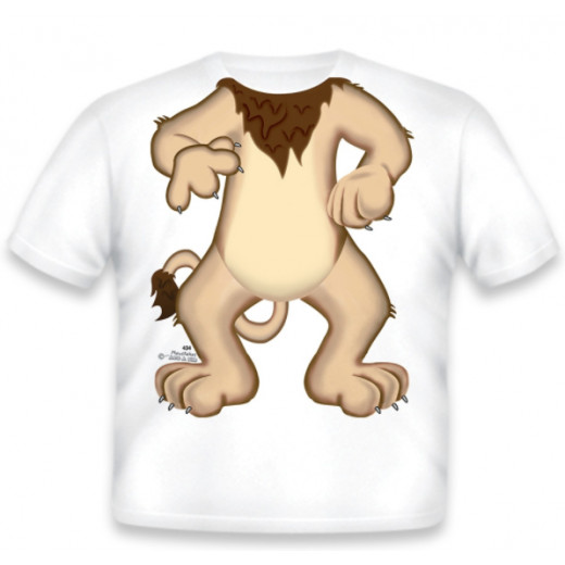 Just Add A Kid Lion Boy Body Youth X Small T-shirt