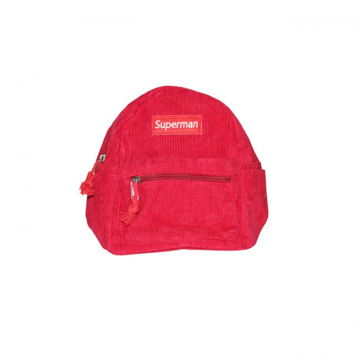 SuperMan Fashionable Bag Pack , Red, 20*29 cm