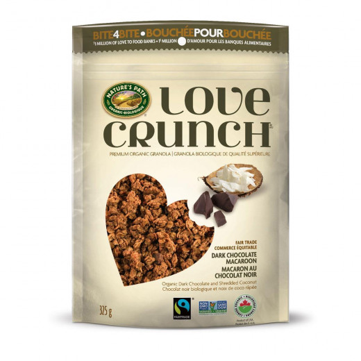 Natures Path Organic Love Crunch Dark Choco Macaroon Granola325g