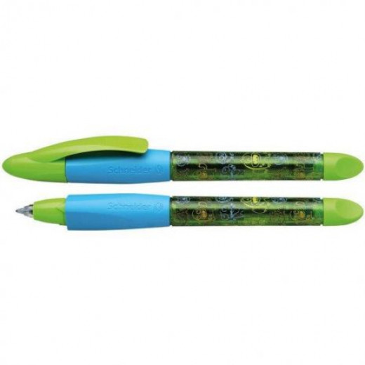 قلم شنايدر مع كرة قاعدة دائرية - أخضر / أزرق