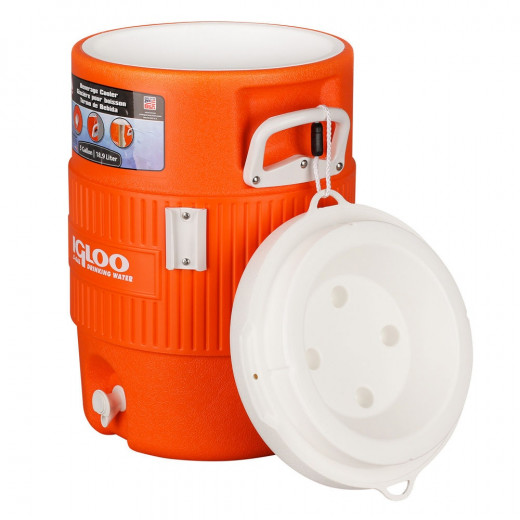 Igloo Top Beverage Dispenser With Spout 19 Liter Orange