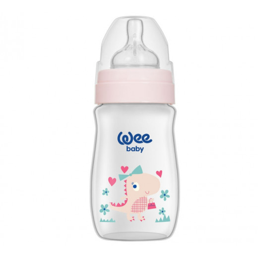 Wee Baby Classic Plus Wide Neck PP Bottle 250 ml, Pink