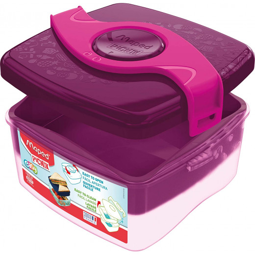 Maped Picnik Lunch Box, Purple, 1.4 L