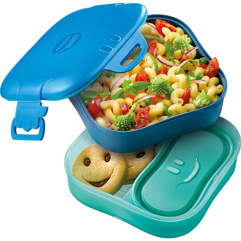 Sistema Lunchbox w. Accessories - Salad - 1.1 L - Turquoise