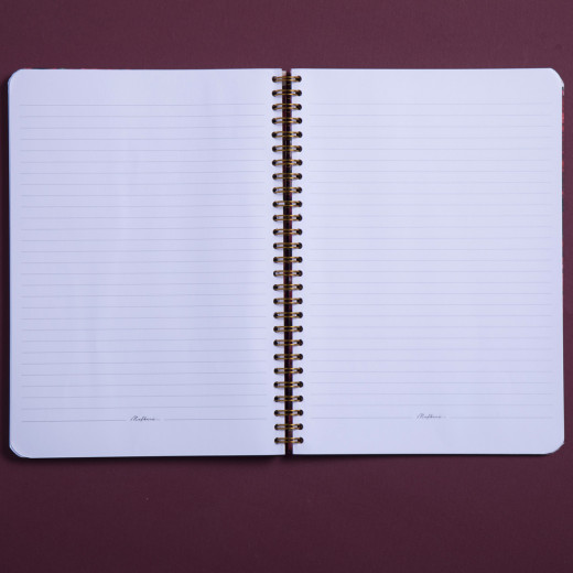 Mofkera Wire Coffee Notebook Hardcover A5 Size