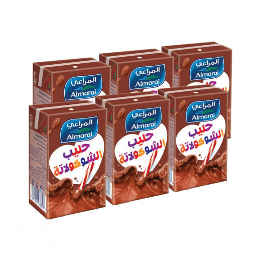 Al Marai Nijoom Chocolate Flavored Milk *6, 150 ml