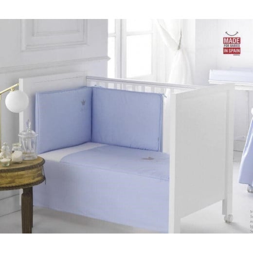 طقم غطاء سرير 4 قطع من كامبراس - أزرق