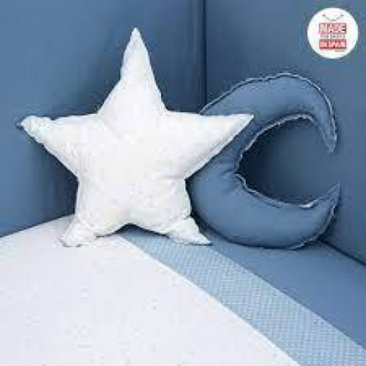 Cambrass Quilt Cover Cot 70 Astra Blue 110x170x3 Cm - 5 Pcs
