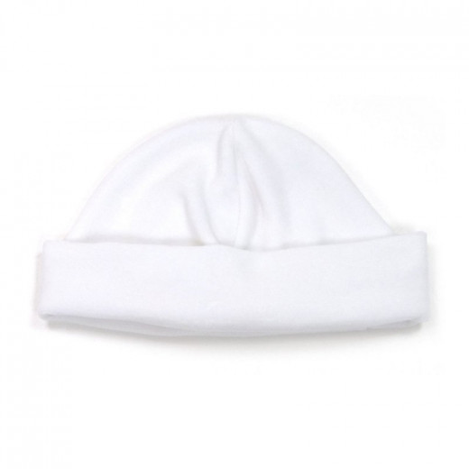 Cambrass White Velvet Hat