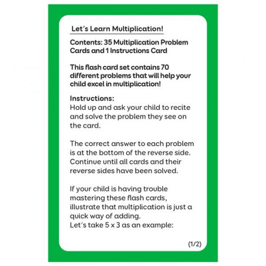 Bazic Multiplication Flash Cards (36/Pack)