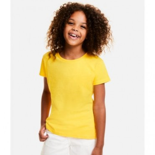 تي شيرت للاطفال, فروت اوف ذا لوم, باللون الأصفر, 2 سنة من ملبس