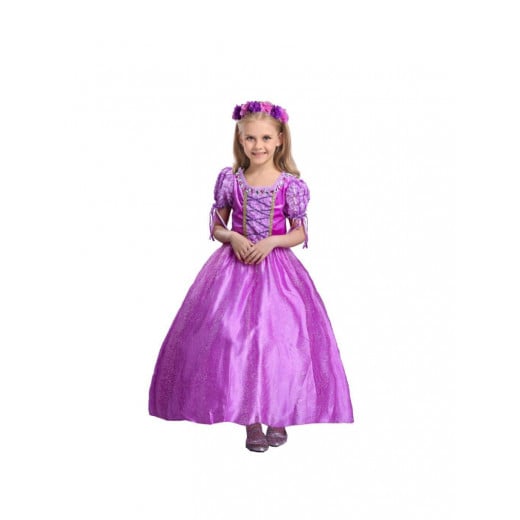Girls' Purple Princess Dress Up Size Medium