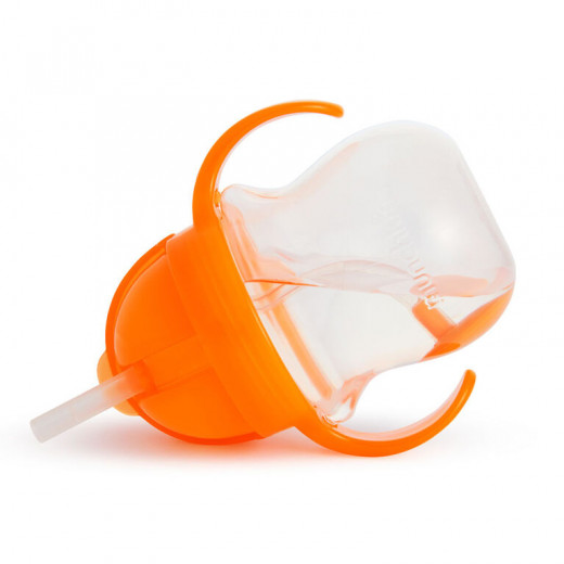 Munchkin Click Lock Weighted Flexi-Straw Cup - 207 ml (Orange)