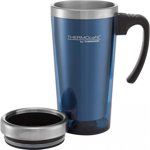 Thermos ThermoCafé Translucent Travel Mug, Blue, 420 ml