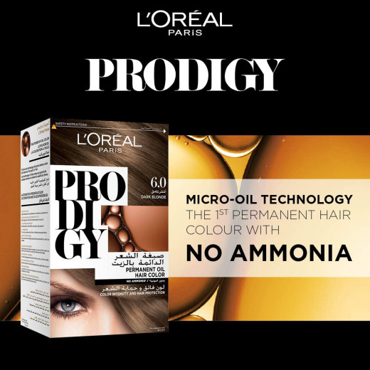 L'Oréal Paris Prodigy Permanent No Ammonia Hair Color , Number 6.0