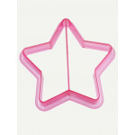 قالب ساندويتش بلاستيكي بتصميم النجمة باللون الزهري